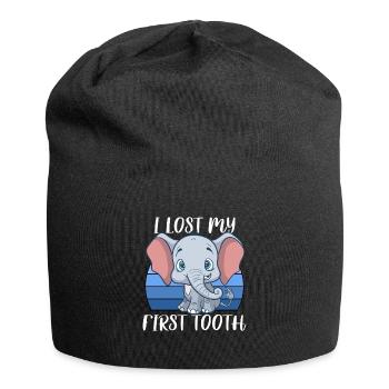 Zahn Zähne Zahnarzt Zahnmedizinische Angestellte - Jersey-Beanie - Schwarz - Vorne