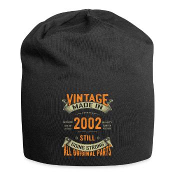 Classic 2002 - 21st Birthday 21 Year Old Vintage - Jersey Beanie - black - Front