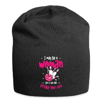 Bowling Women Bowler Strike - Jersey Beanie - black - Front