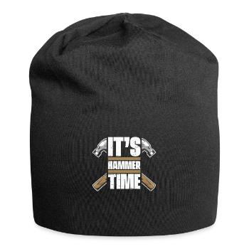 It's Hammer Time Carpenter Wood Technician Carpenter - Jersey Beanie - black - Front