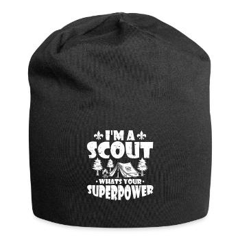 Boy Scout Funny - Jersey Beanie - black - Front