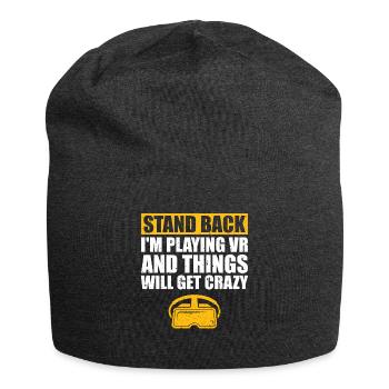 Virtual Reality VR Geschenk - Jersey-Beanie - Anthrazit - Vorne