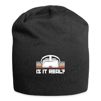 Virtual Reality VR Geschenk - Jersey-Beanie - Schwarz - Vorne