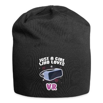 Virtual Reality VR Geschenk - Jersey-Beanie - Schwarz - Vorne