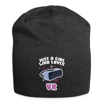 Virtual Reality VR Geschenk - Jersey-Beanie - Anthrazit - Vorne