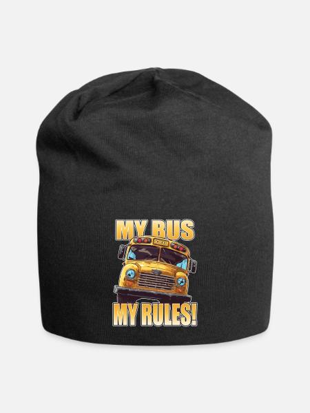 Schulbuswärter - Schulbusfahrer - Jersey-Beanie - Schwarz
