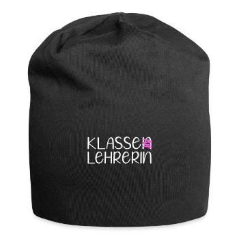Klassenlehrerin Klasse Lehrerin Grundschullehrerin - Jersey-Beanie - Schwarz - Vorne