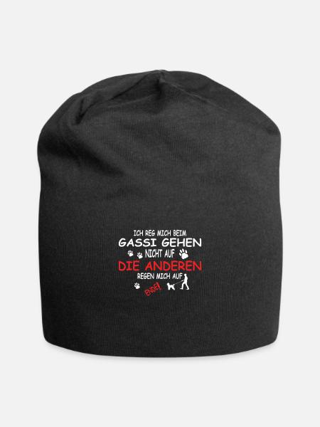 Hundezubehör Pudel Hundebesitzer - Jersey-Beanie - Schwarz