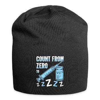 Anesthesiologist Anesthesia Anesthesiology Anesthesiologist - Jersey Beanie - black - Front