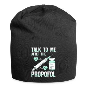 Anesthesiologist Anesthesia Anesthesiology Anesthesiologist - Jersey Beanie - black - Front