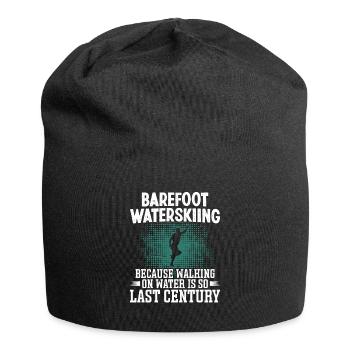 Barefoot waterskiing - Jersey Beanie - black - Front