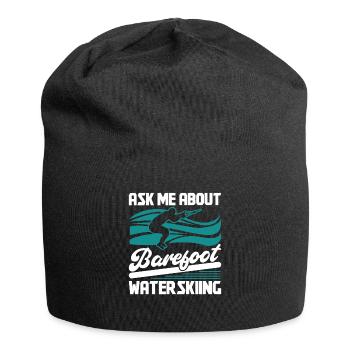 Barefoot Waterskiing - Jersey Beanie - black - Front