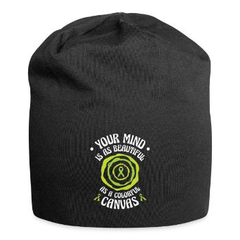 Mois de la sensibilisation artistique pour - Bonnet en jersey - noir - Devant