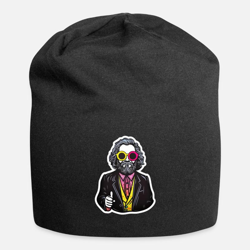 Le communisme a quitté le marxisme Karl Marx - Bonnet en jersey - noir
