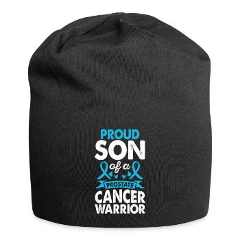 Son of Prostate Cancer Warrior Consciousness - Jersey Beanie - black - Front