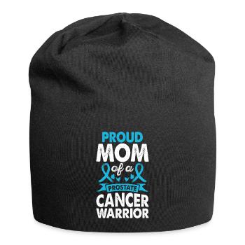Mother of Prostate Cancer Warrior Consciousness - Jersey Beanie - black - Front
