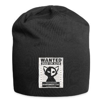Wanted Dead Or Alive Schrödingers Cat - Jersey Beanie - black - Front