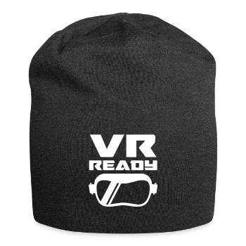 Virtual Reality VR Geschenk - Jersey-Beanie - Anthrazit - Vorne