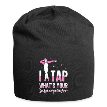 Tap Dancer Tap Dance Shoes Tap Dance Instructor - Jersey Beanie - black - Front