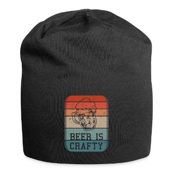 Bier ist handwerklich Brauen Brauen Brauen - Jersey-Beanie - Schwarz - Vorne