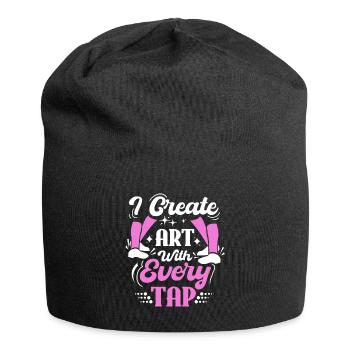 Tap Dancer Tap Dance Shoes Tap Dance Instructor - Jersey Beanie - black - Front