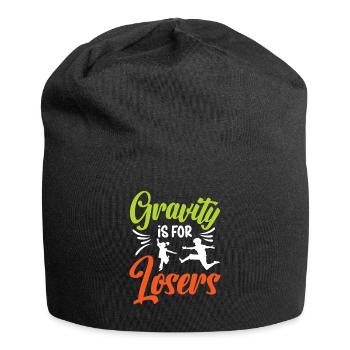 Jumping Gymnastic Trampolines - Jersey-Beanie - Schwarz - Vorne