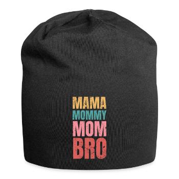 Mom Bro Mother's Day Mom Mom - Jersey Beanie - black - Front