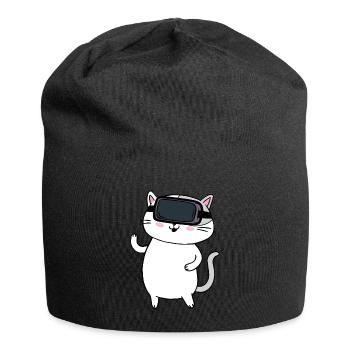 Virtual Reality VR Geschenk - Jersey-Beanie - Schwarz - Vorne