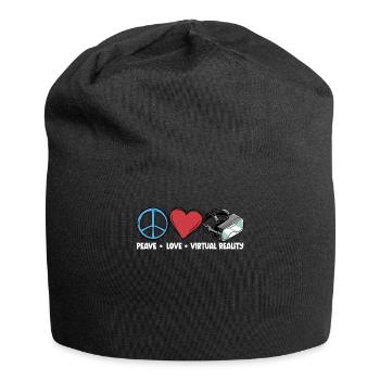 Virtual Reality VR Geschenk - Jersey-Beanie - Schwarz - Vorne