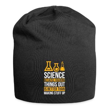Naturwissenschaften Chemie Biologie Lehrer Physik - Jersey-Beanie - Schwarz - Vorne