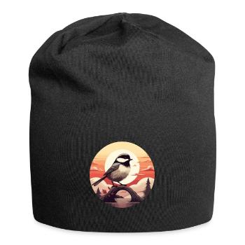 Mésange - Bonnet en jersey - noir - Devant