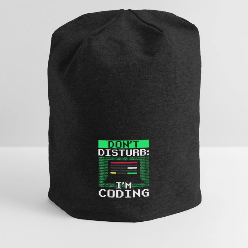 Stören Sie Nicht: Ich Programmiere Coding Coder Jersey-Beanie