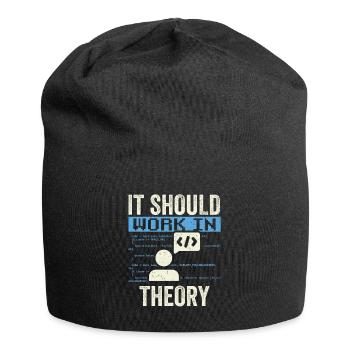 In theory, it should work code coding - Jersey Beanie - black - Front