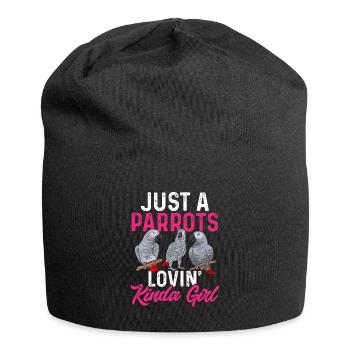 Graupapagei Perroquet gris d’Afrique Papagei - Bonnet en jersey - noir - Devant