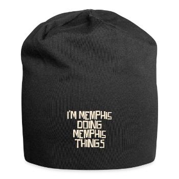 I'm Memphis doing Memphis things - Jersey-Beanie - Schwarz - Vorne