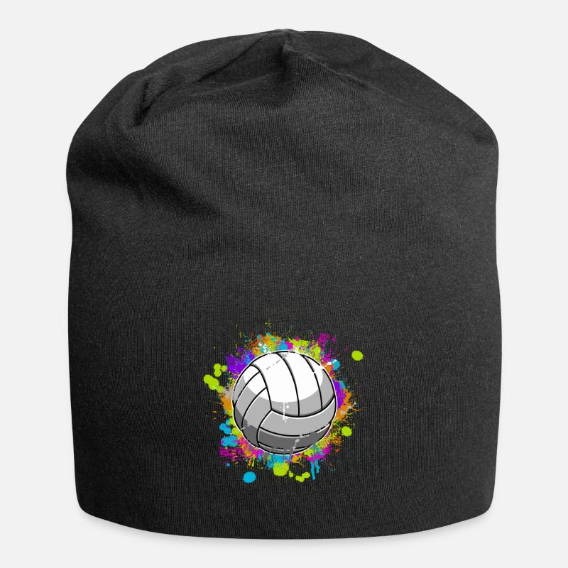 Volleyball - Jersey-Beanie - Schwarz