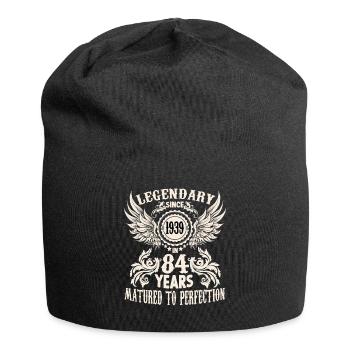 Legend 84 years birthday shirt sayings men - Jersey-Beanie - Schwarz - Vorne