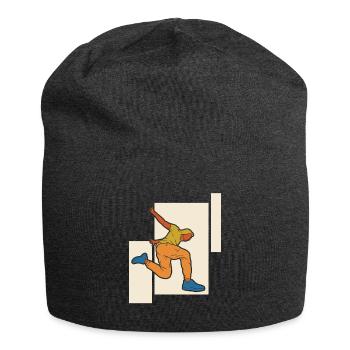 Parkour Graffiti - Jersey-Beanie - Anthrazit - Vorne