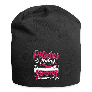 Pilates Pilates-Training Fitness - Jersey-Beanie - Schwarz - Vorne