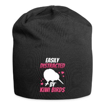 Un oiseau kiwi distrait le kiwi de Nouvelle-Zélande - Bonnet en jersey - noir - Devant