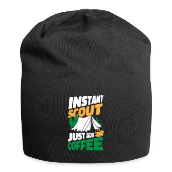 Caféine scoute - Bonnet en jersey - noir - Devant
