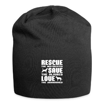Sauvetage d’animaux - Bonnet en jersey - noir - Devant