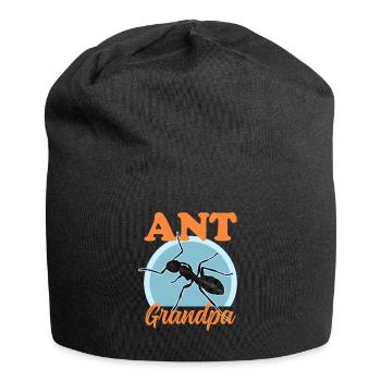 Fourmis Grand-père Fourmilière Formicarium Cadeau - Bonnet en jersey - noir - Devant