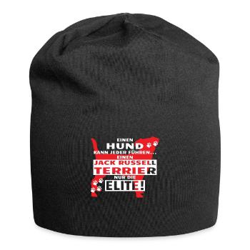 Hundezubehör Terrier Hundebesitzer - Jersey-Beanie - Schwarz - Vorne