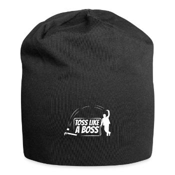 Lancer comme un trou de maïs - Bonnet en jersey - noir - Devant