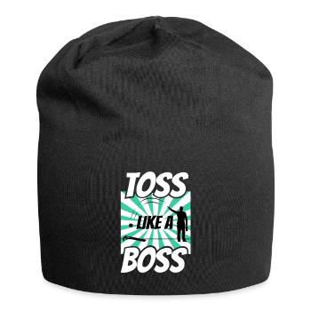 Lancer comme un trou de maïs - Bonnet en jersey - noir - Devant