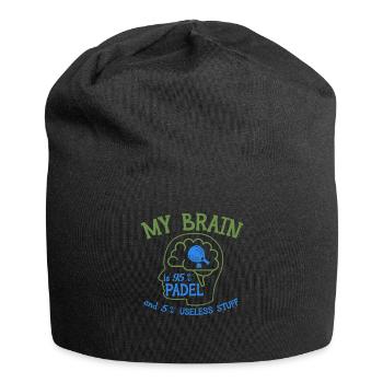 Padel Sportplatz Training Padelspieler - Jersey-Beanie - Schwarz - Vorne