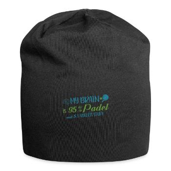 Padel Sportplatz Training Padelspieler - Jersey-Beanie - Schwarz - Vorne