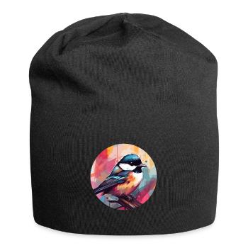 Mésange - Bonnet en jersey - noir - Devant