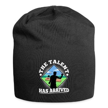The Talent has arrived cornhole - Jersey Beanie - black - Front